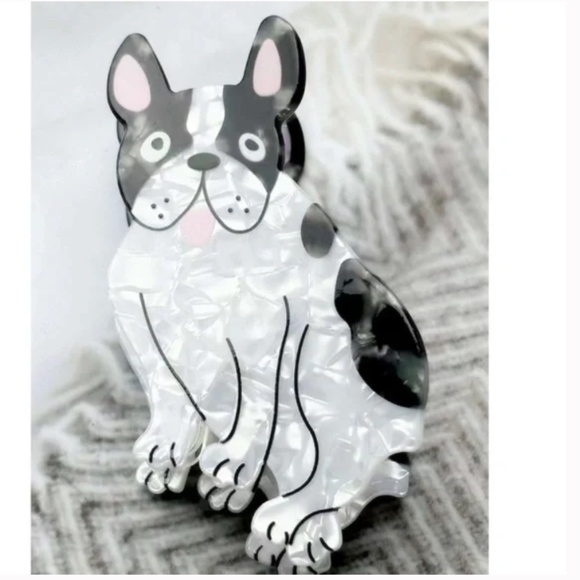 ⭐️❤️ FREE Dog Puppy Terrier Hair Chic Glam Trendy Modern Minimalist Claw Clip - Picture 4 of 4